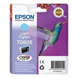 Epson E805 Cartouche authentique C13T08054011 - Cyan Clair