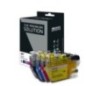 Brother 3219XL Pack x 4 compatible avec LC3219XL - Noir Cyan Magenta Jaune