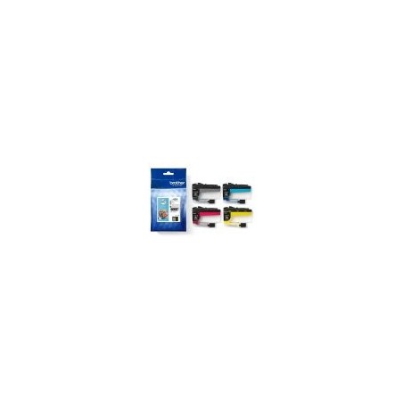 Brother 424 - Pack x 4 jet d'encre original LC424VAL - Black Cyan Magenta Yellow