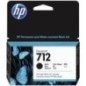 hp 712 B Cartouche originale 3D70A - Noir