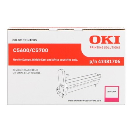 OKI C5600 - Tambour originale 43381706, 01095612 - Magenta