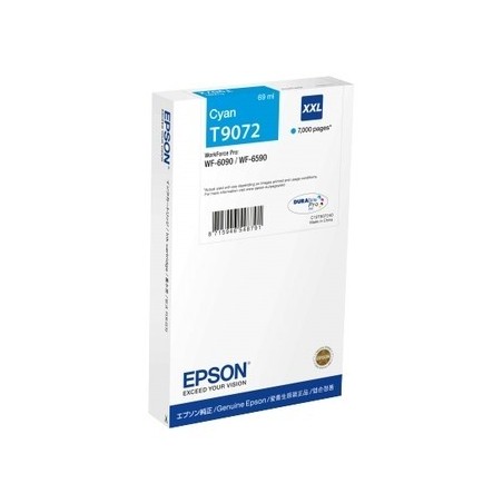 Cartouche authentique Epson T907240 - Cyan