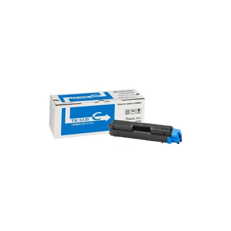 Toner originale Kyocera Mita TK5135C - Cyan