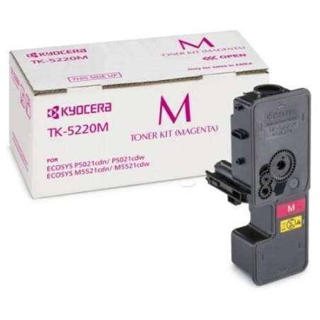 Toner authentique Kyocera Mita TK5220M - Magenta