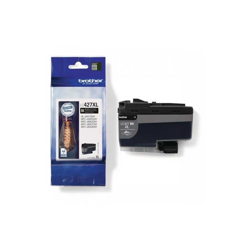 Brother 427XL - cartouche jet d'encre originale LC427XLBK - Black