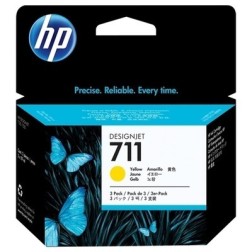 hp U711Y Pack x 3 authentique CZ136A - Jaune