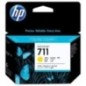 hp 711Y Pack x 3 originale CZ136A - Jaune