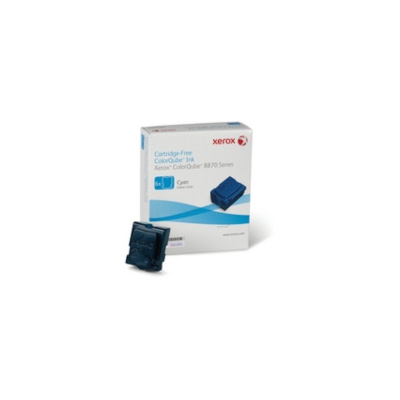 Xerox 8800 - Pack x 6 Encre Solide originale 108R00954 - Cyan