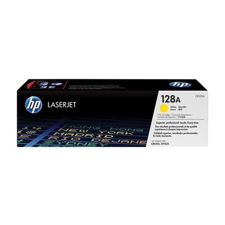 Toner originale Hp CE322A, 128A - Jaune