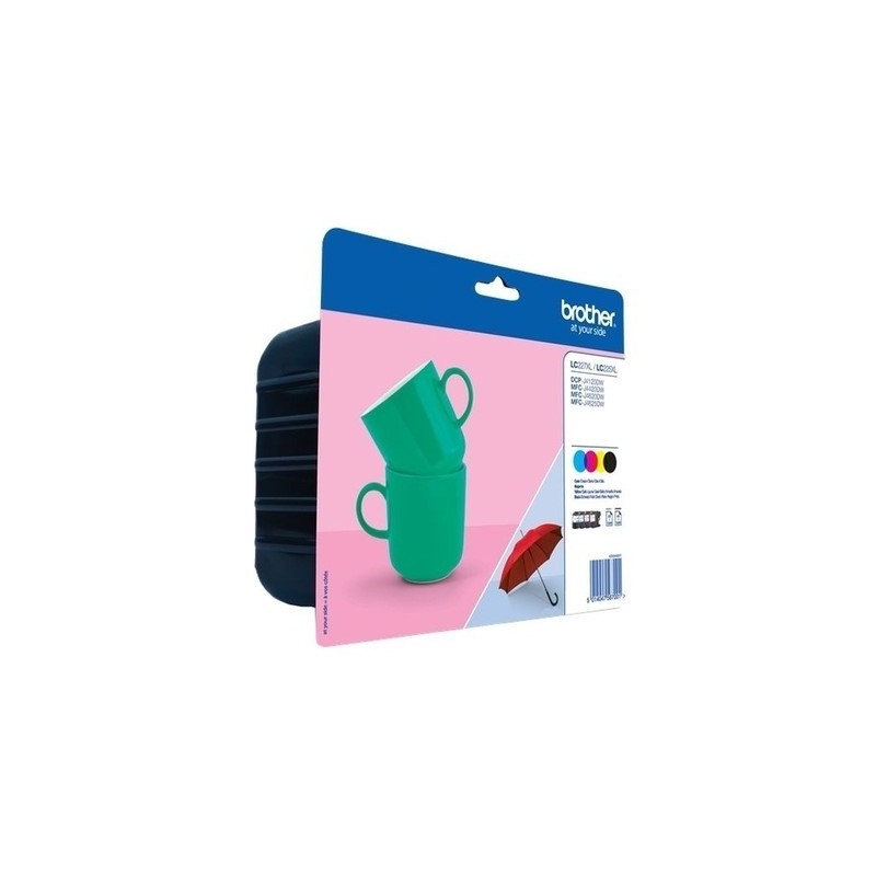Brother 227XL / LC225XL Pack x 4 original LC227 XLVALBP - Noir Cyan Magenta Jaune
