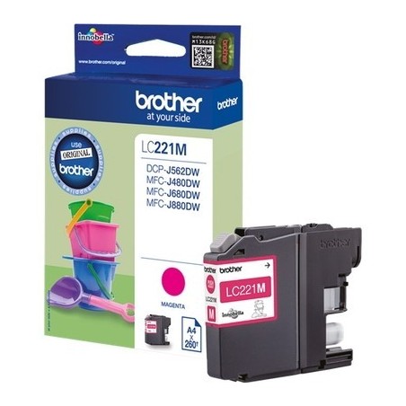 Brother LC221M Cartouche originale LC221M - Magenta