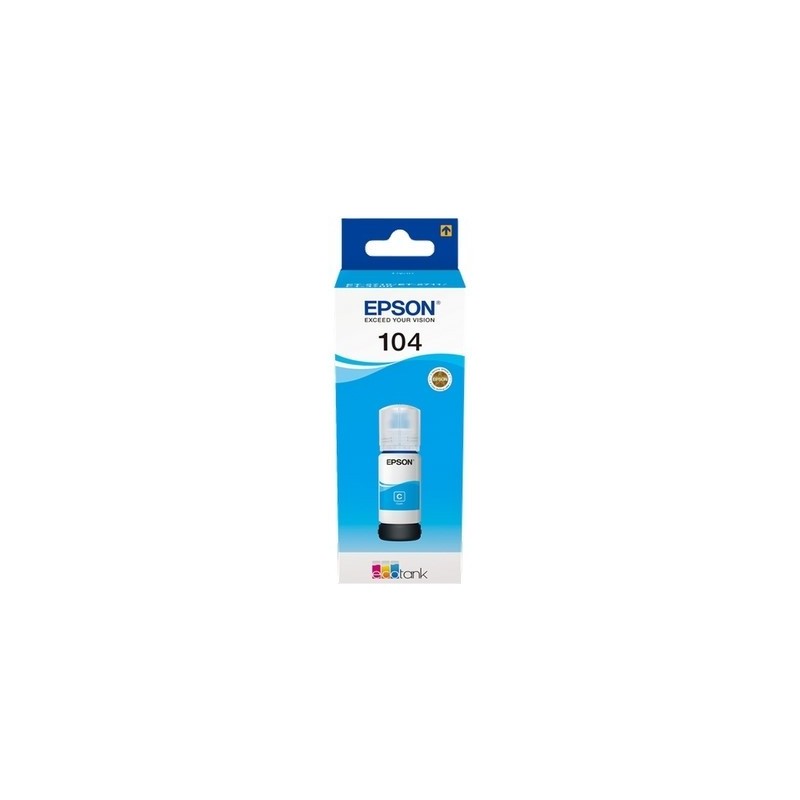 Flacon d'encre originale Epson 104 - Cyan