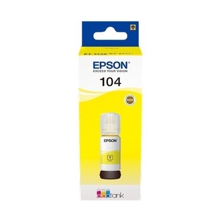 Flacon d'encre originale Epson 104 - Jaune