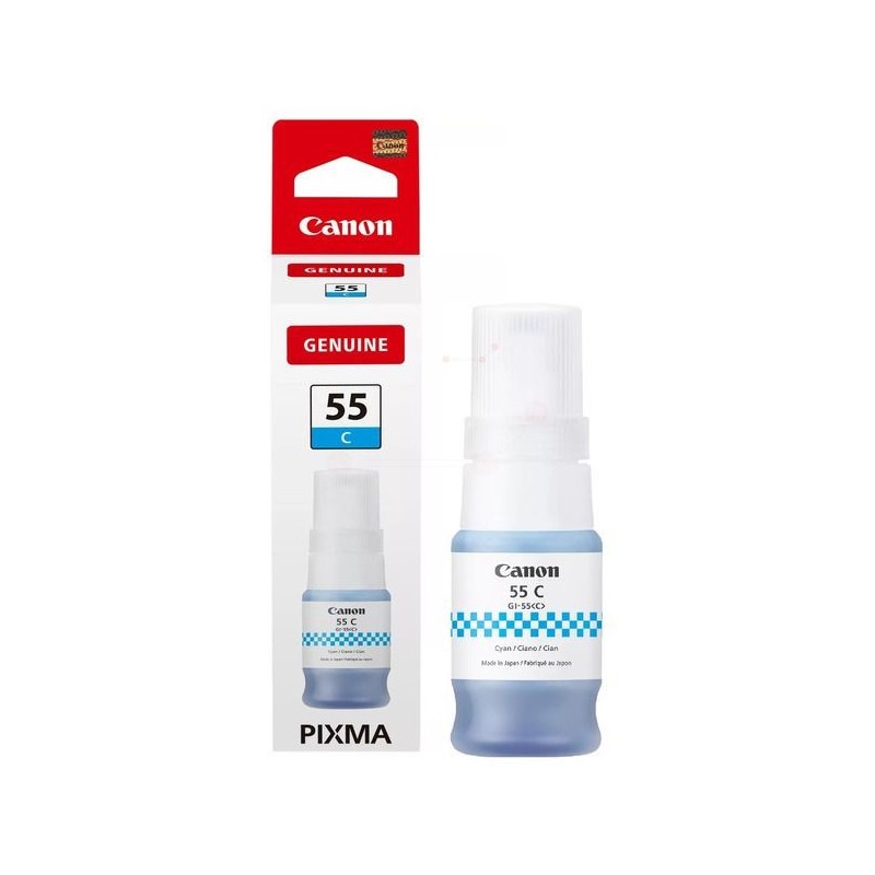 Canon 55 - Flacon d'encre originale GI-55, 6289C001 - Cyan
