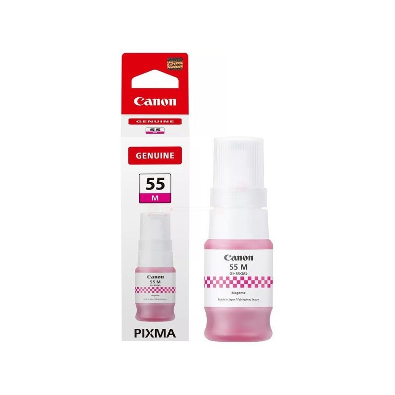 Canon 55 - Flacon d'encre originale GI-55, 6290C001 - Magenta