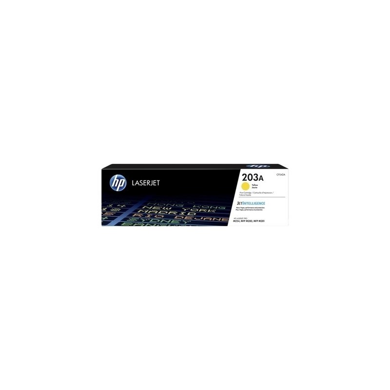 Toner originale Hp CF542A, 203A - Jaune