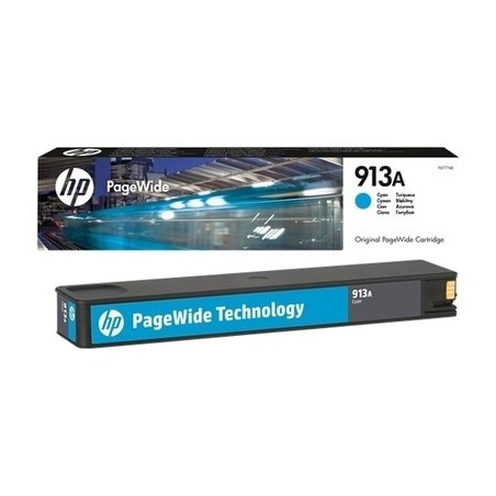 hp 913 C Cartouche originale F6T77AE - Cyan