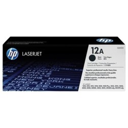 Toner authentique Hp Q2612 - noir