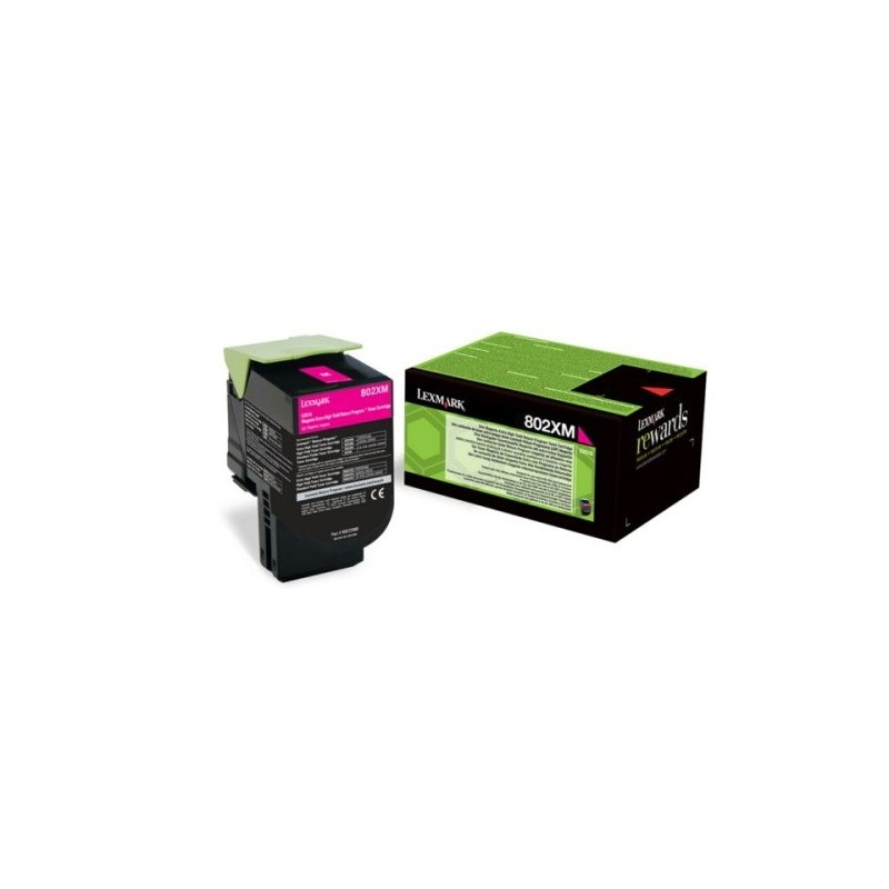 Toner originale Lexmark 80C2XM0 - Magenta