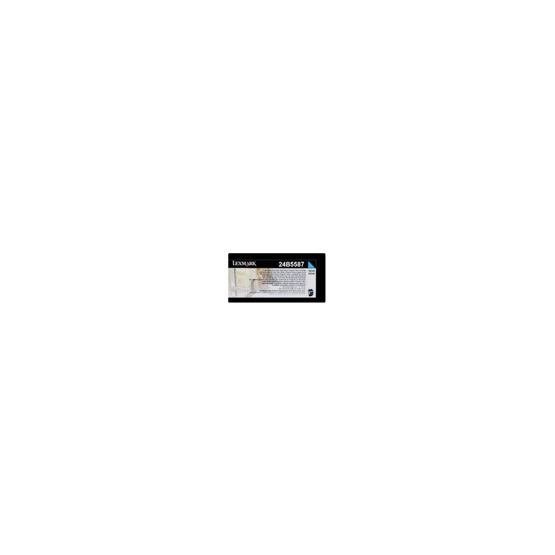Toner originale Lexmark 24B5587 - Cyan