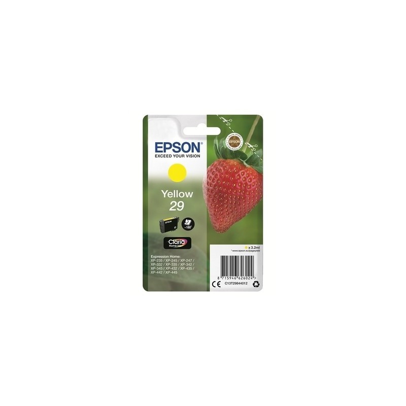 Epson T2984 Cartouche originale T298440 - Jaune