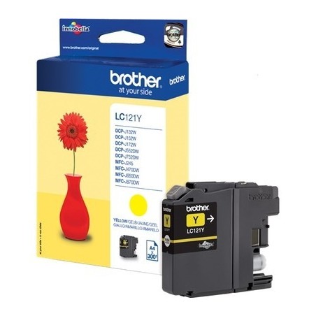 Brother ULC121Y Cartouche originale LC121Y - Jaune