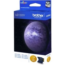 Brother B1220Y Cartouche authentique LC1220Y - Jaune