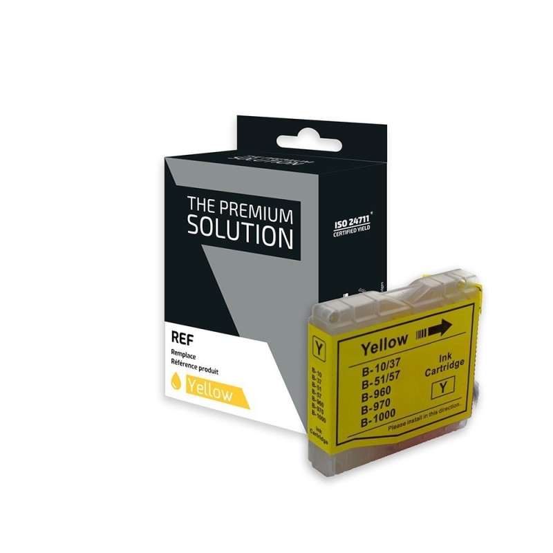 Brother 970/1000Y Cartouche compatible avec LC970/LC1000Y - Jaune Brother 970/1000Y Cartouche compatible avec LC970/LC1000Y - Jaune