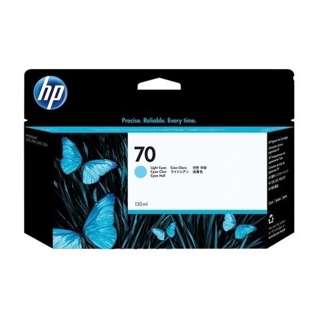 hp 70 LC Cartouche originale C9390A - Cyan Clair