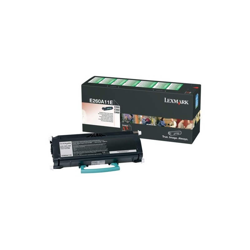 Toner originale Lexmark E260A11E, E260A21E - noir