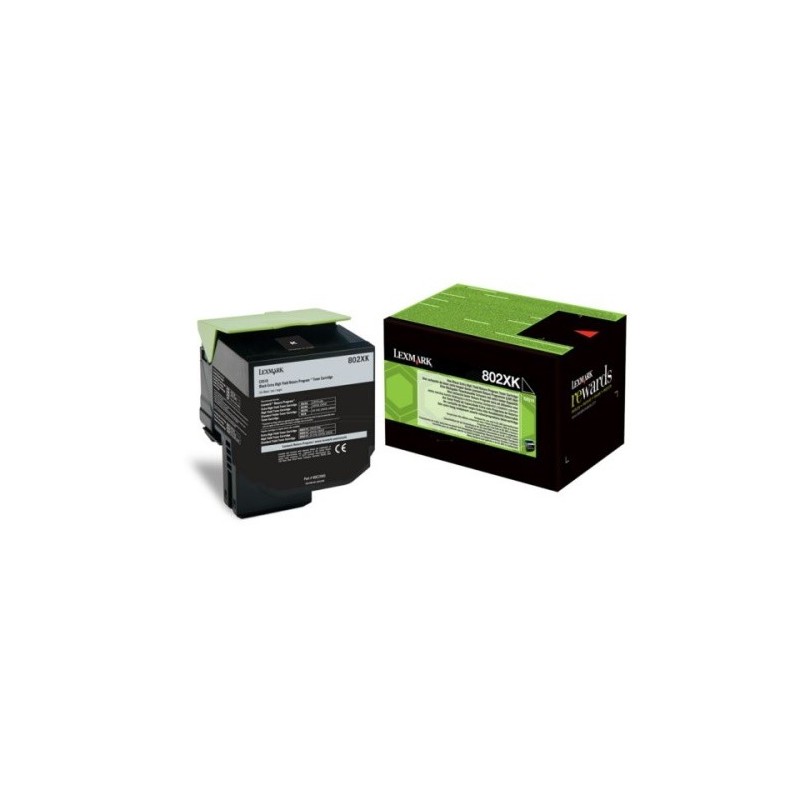 Toner originale Lexmark 80C2XK0 - noir