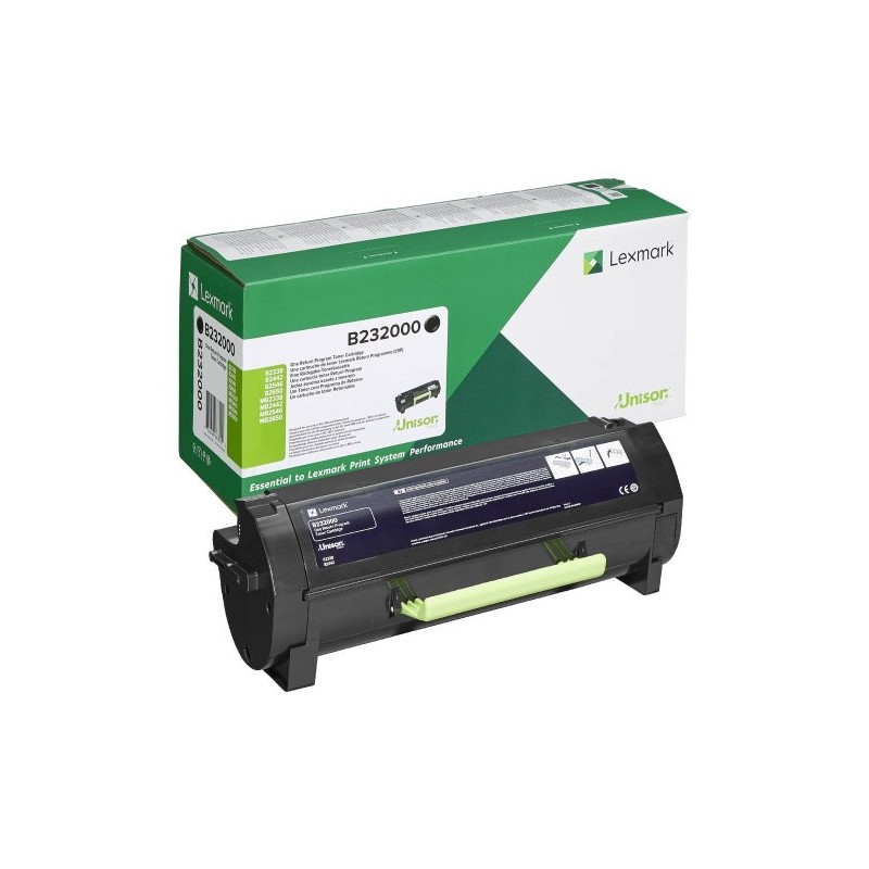 Toner originale Lexmark B232000 - noir