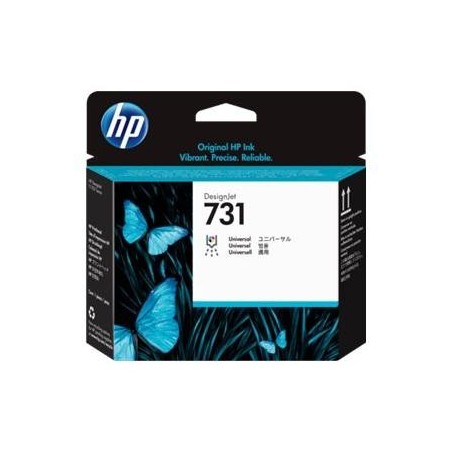 Hp 731 - tete d'impression originale P2V27A - Black, Gris, Violet, Yellow