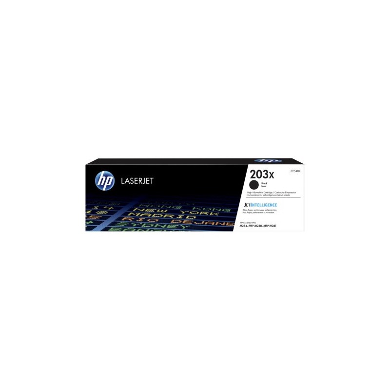 Toner originale Hp CF540X, 203X - noir