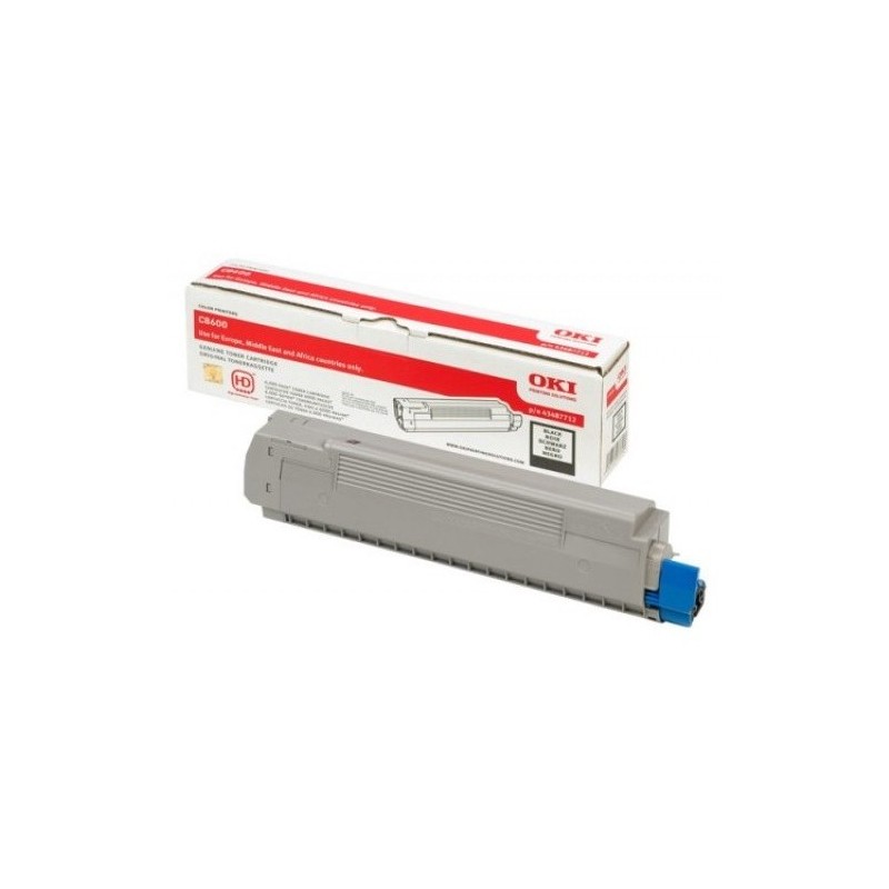OKI 8600B - Toner originale Oki 43487712 - Noir