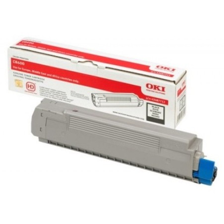 OKI OT8600B - Toner authentique Oki 43487712 - Noir