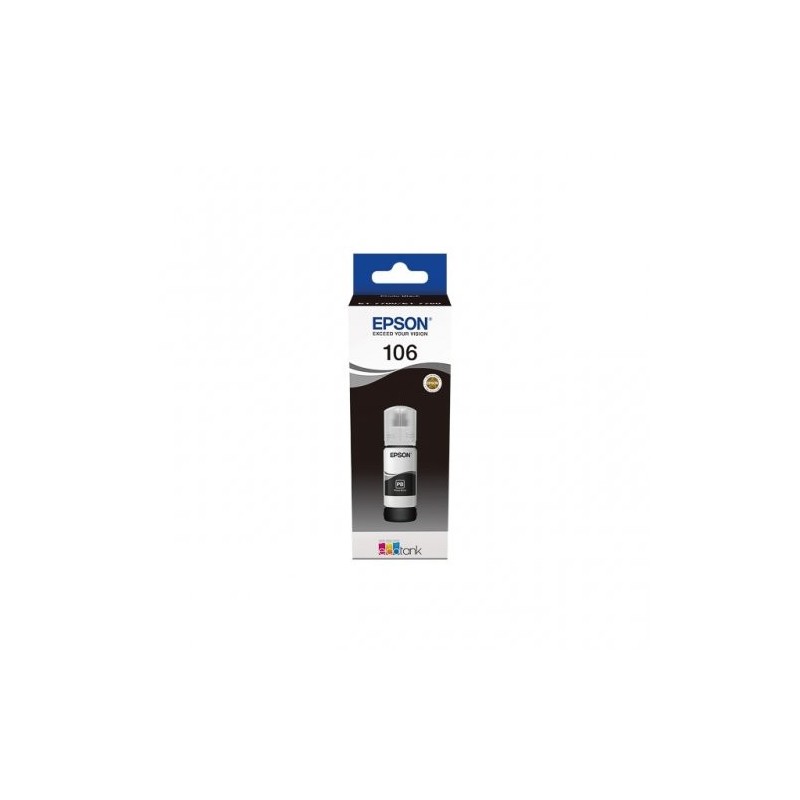 Epson 106 - Flacon d'encre originale C13T00R140, T106 - Photo Black