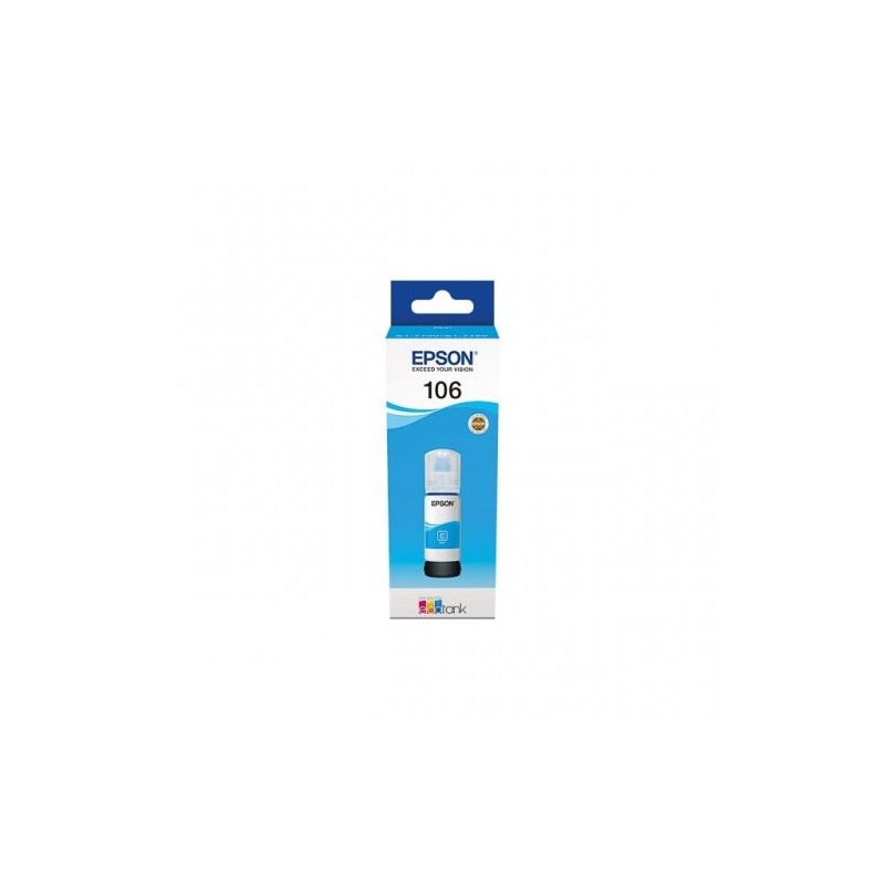 Epson 106 - Flacon d'encre originale C13T00R240, T106 - Cyan