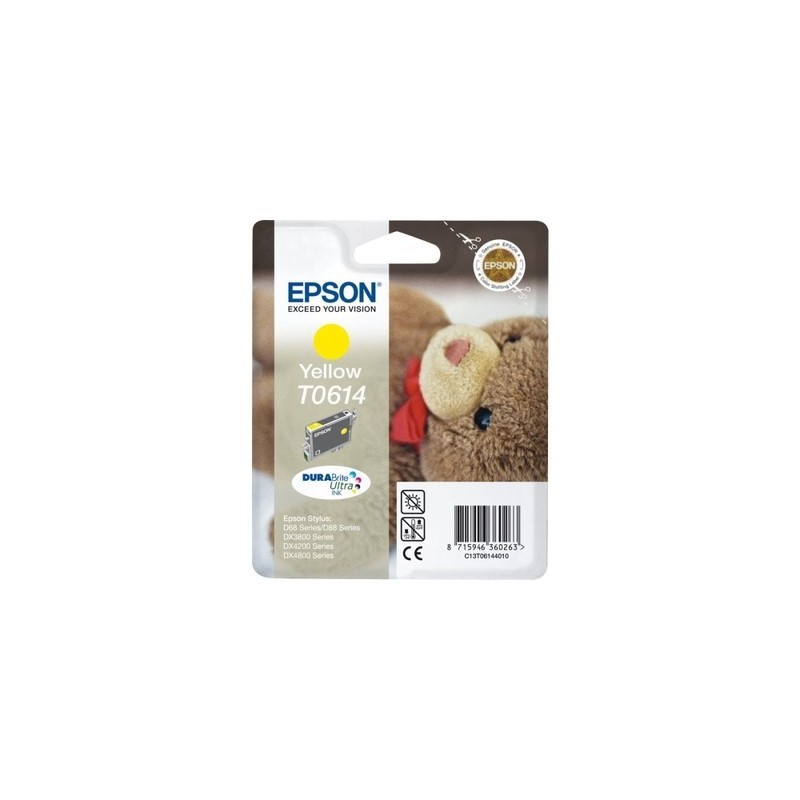 Epson 614 Cartouche originale C13T06144010 - Jaune