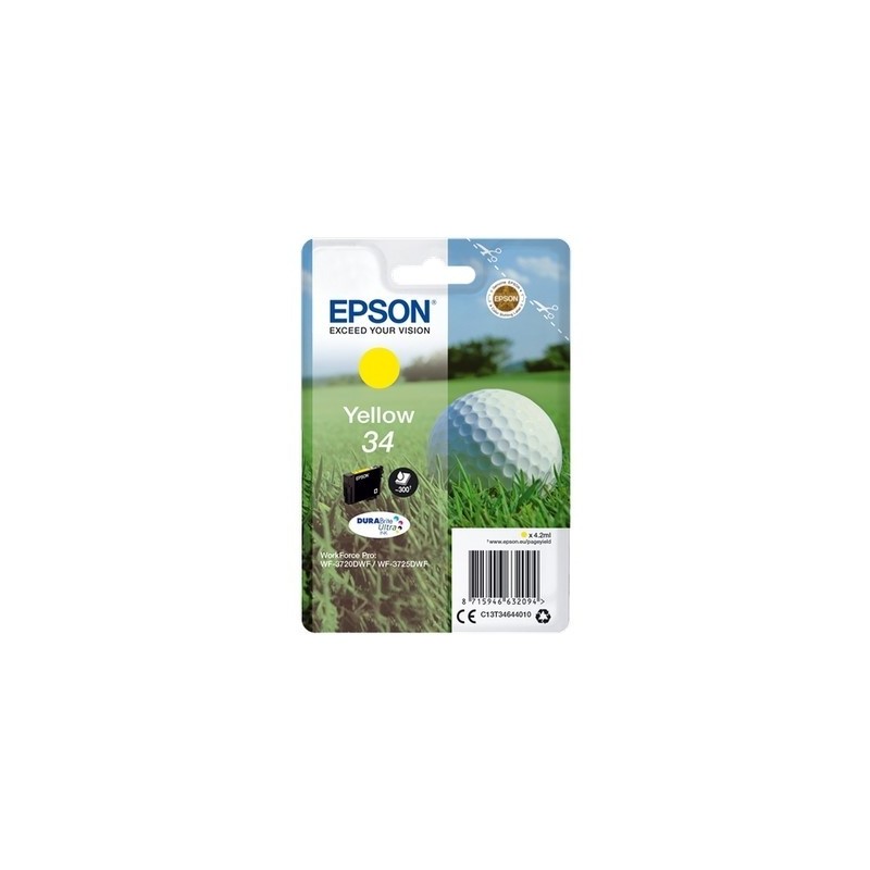 Epson T3464 Cartouche originale T346440 - Jaune