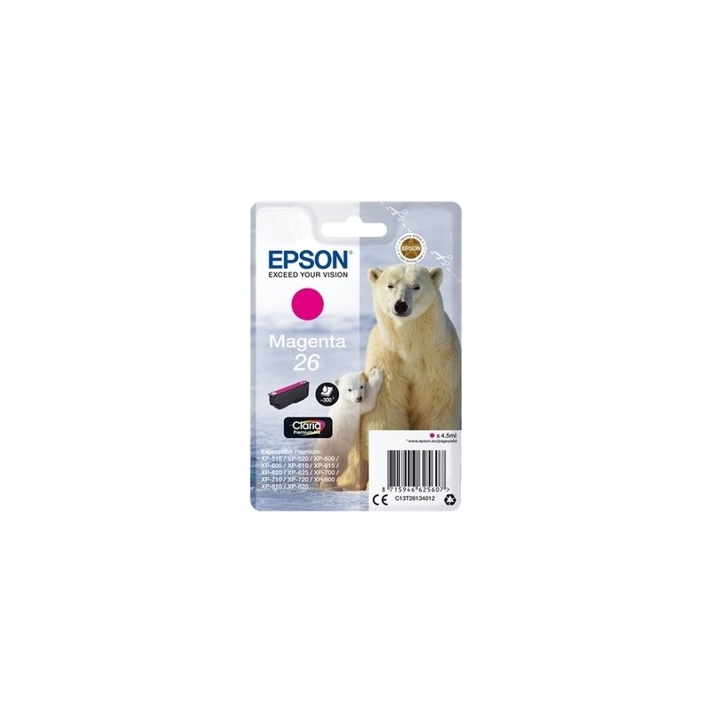 Epson T2613 Cartouche originale T261340 - Magenta