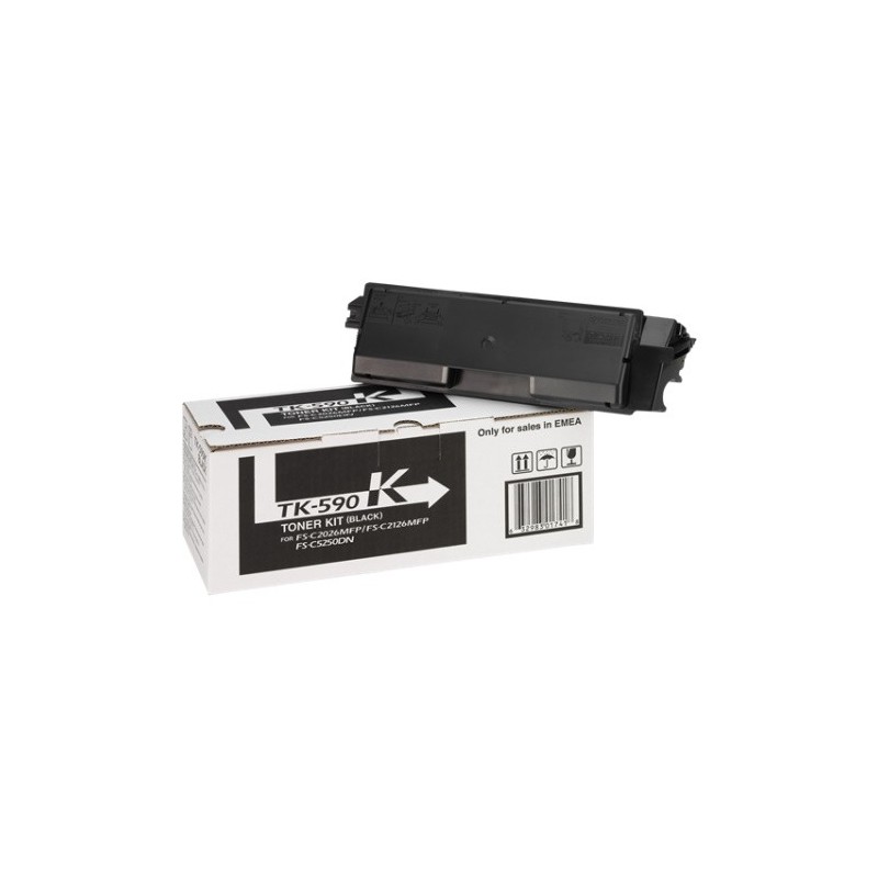 Kyocera Mita TK 590 - Toner originale 1T02KV0NL0, TK590K - Black