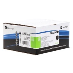 Toner authentique Lexmark 74C20K0 - noir
