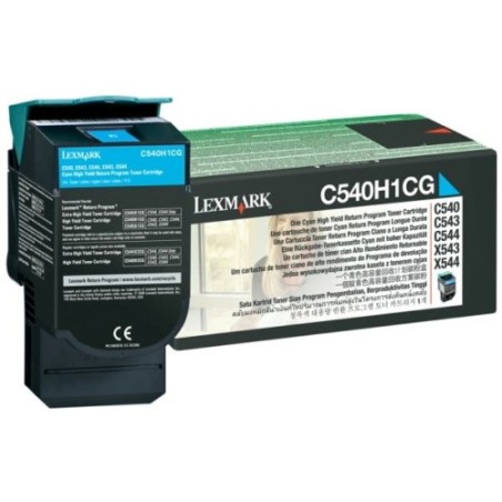 Toner originale Lexmark 0C540H1CG - Cyan