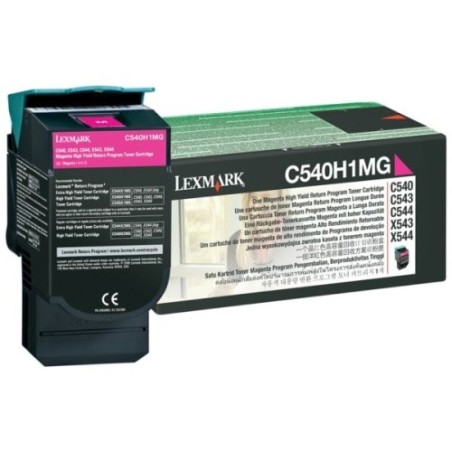 Toner authentique Lexmark 0C540H1MG - Magenta