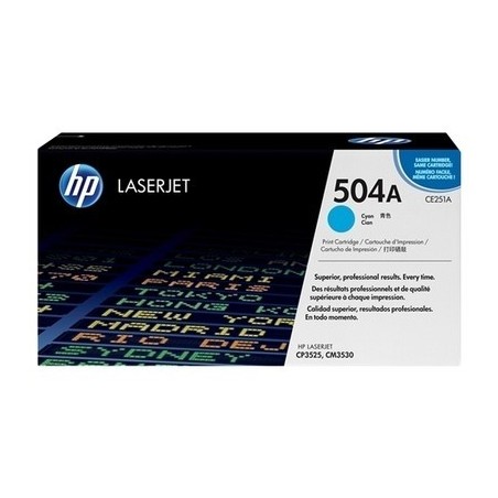 Toner authentique Hp CE251A - Cyan