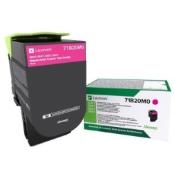 Toner authentique Lexmark 71B20M0 - Magenta