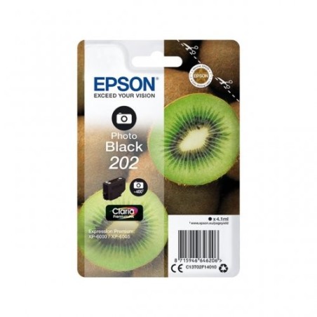 Epson 202 PB Cartouche originale C13T02F14010 - Photo Noir