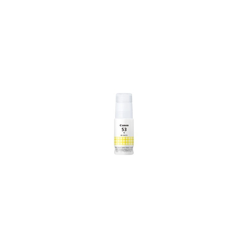 Canon 53 - Flacon d'encre originale 4690C001, GI53Y - Yellow