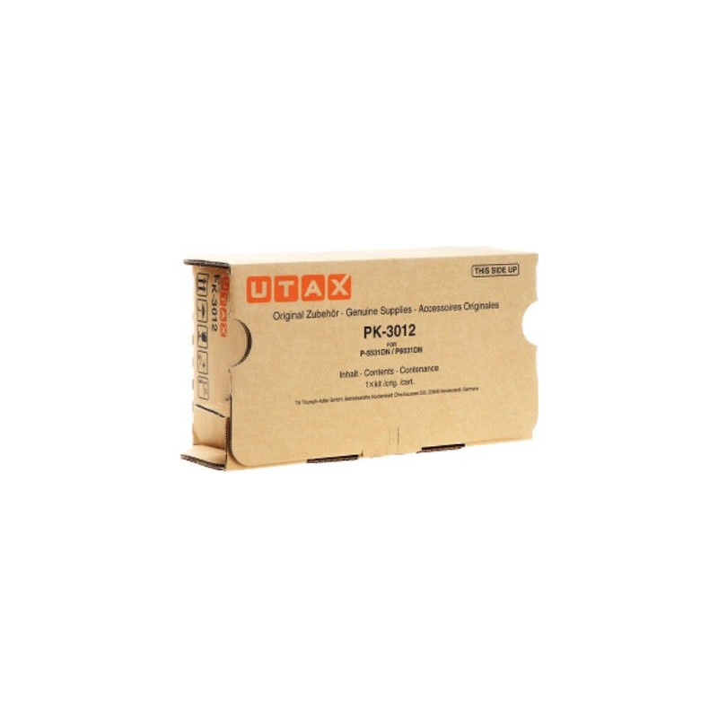 Toner originale Utax 1T02T60UT0, PK3012 - Noir